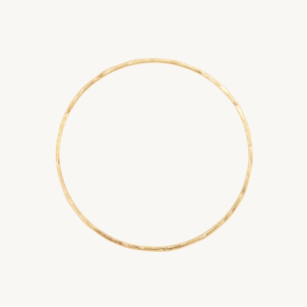 Catbird Threadbare Gold Stacking Rings - Picture 3 of 3